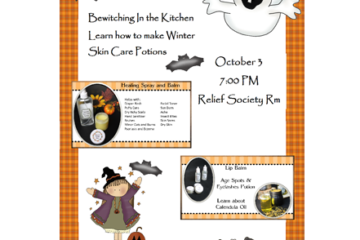 Bewitching in the kitchen Class Poster
