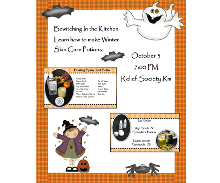 Bewitching in the kitchen Class Poster